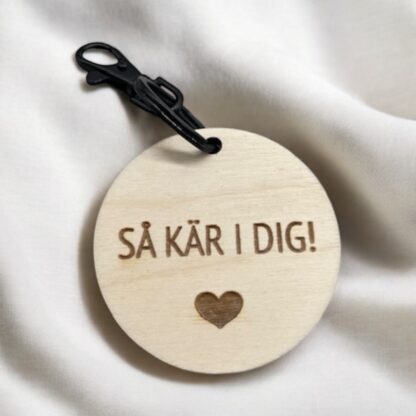 Nyckelring/Bagtag - Cirkel