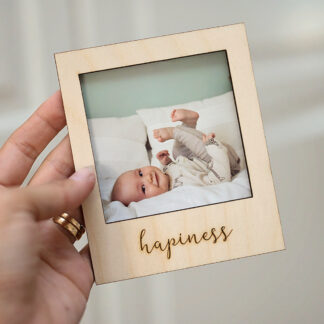 Magnetisk fotoram polaroid - valfri text