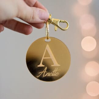 Nyckelring - Bokstav & namn