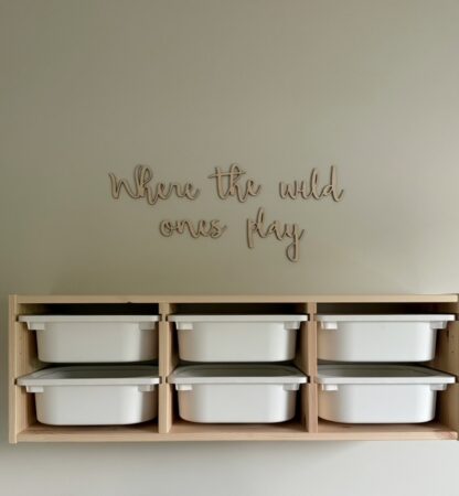 Väggtext - Where the wild ones play - Bild 5