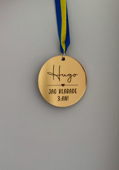 Rund medalj - Jag klarade - Bild 3