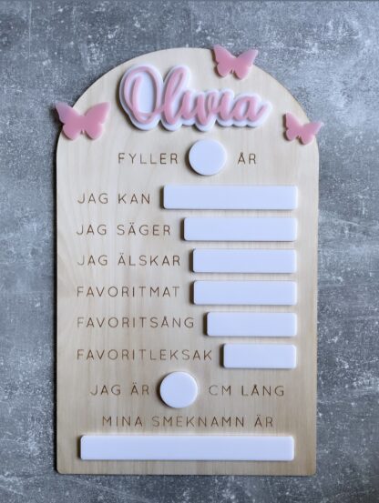 Tavla - Jag fyller år - Bild 2