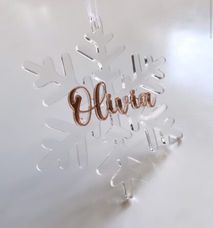 Snöflinga - 3D namn - Bild 9