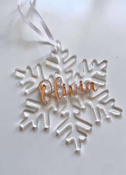Snöflinga - 3D namn - Bild 6