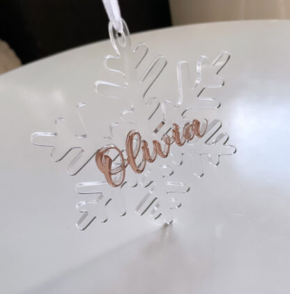 Snöflinga - 3D namn - Bild 4