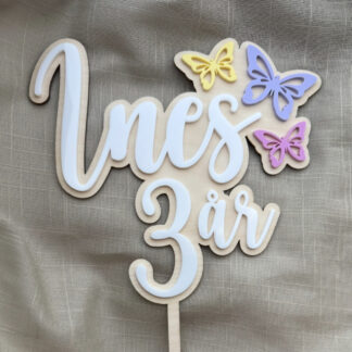 Caketopper - Fjäril