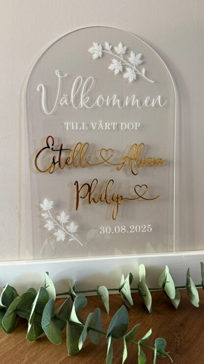 Välkommenskylt - Bröllop/dop - Bild 11