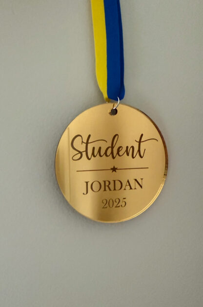 Studentmedalj - Rund - Bild 42