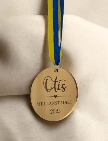 Studentmedalj - Rund - Bild 47
