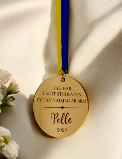Studentmedalj - Rund - Bild 46