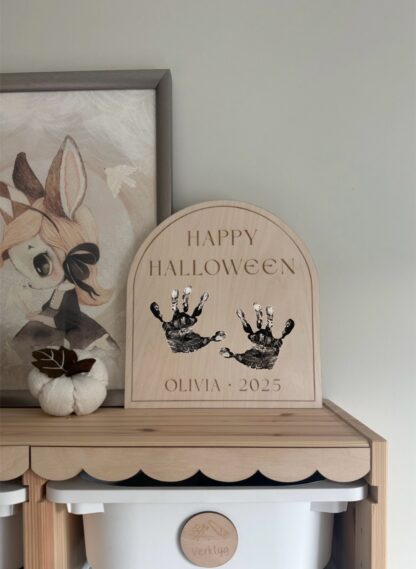 Halloweenskylt - Handavtryck - Bild 4