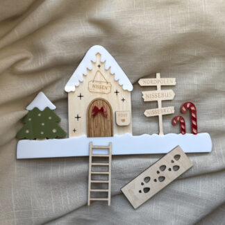 Skylt - Nissedörr med stege