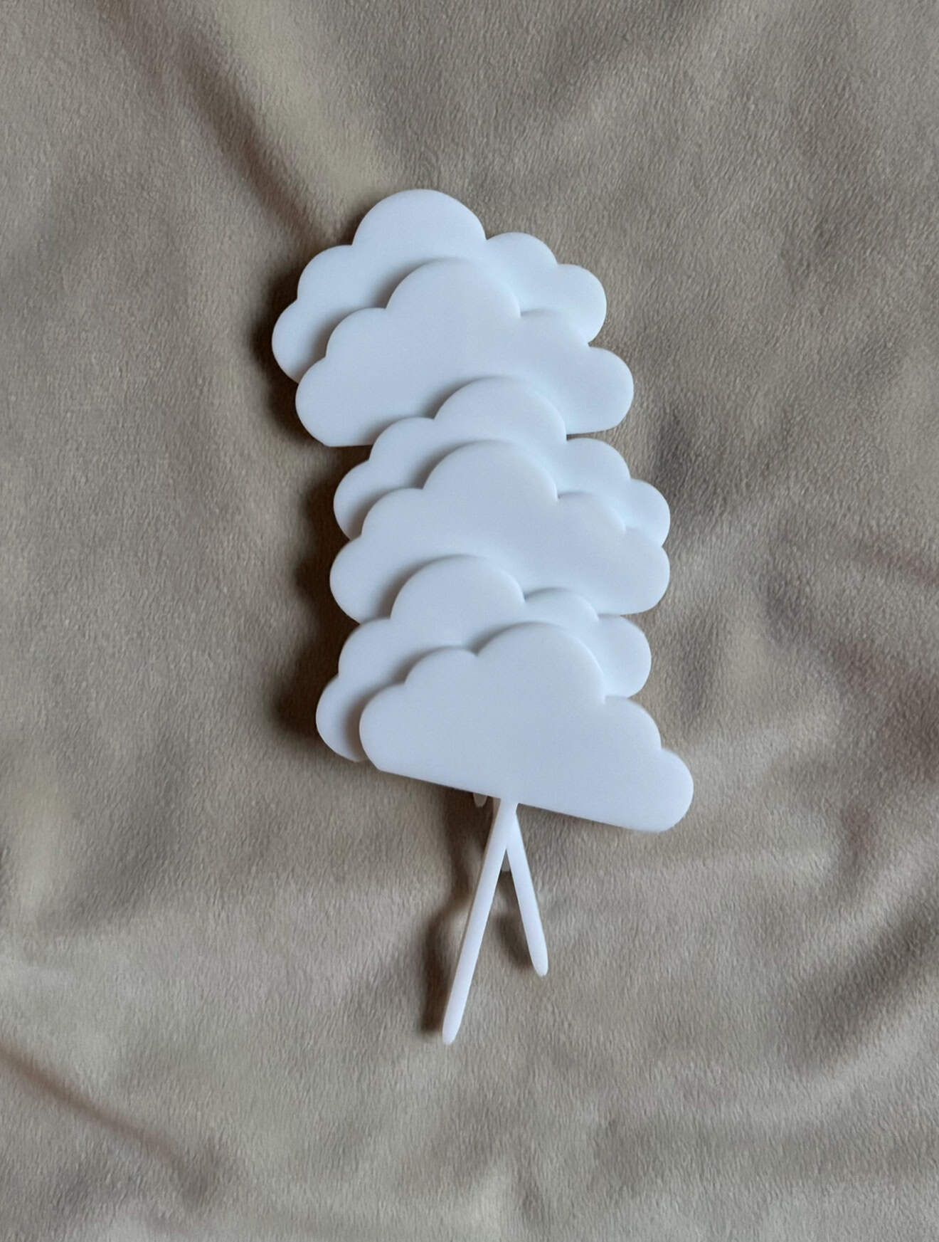 Cupcake-toppers - Moln 6-pack - Bild 2