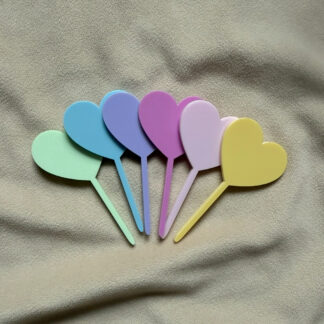 Cupcake-toppers - Hjärta